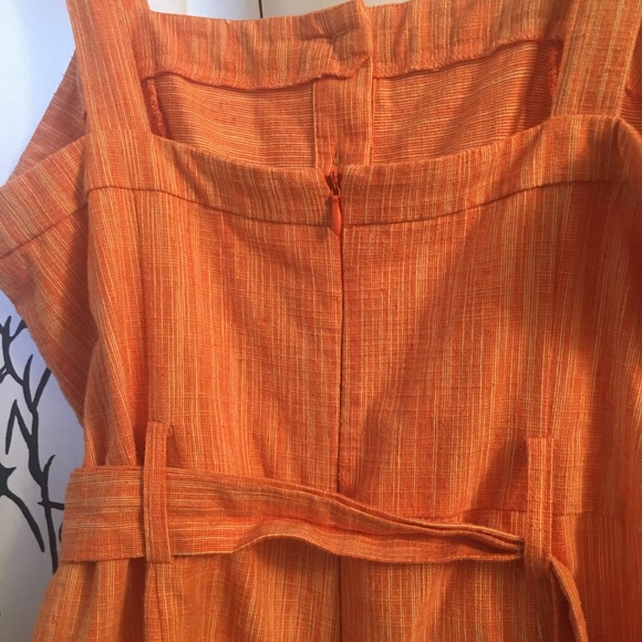 Orange overalls US 8 jumpsuits - Picture 4 of 5